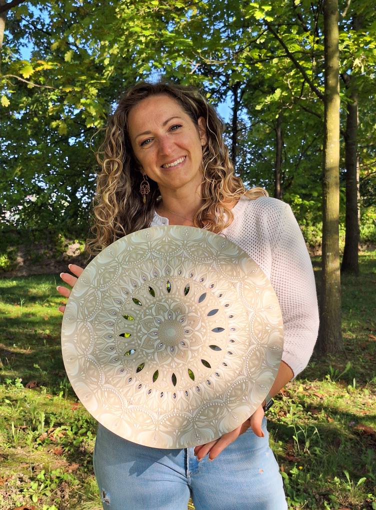 Serenity White Mandala