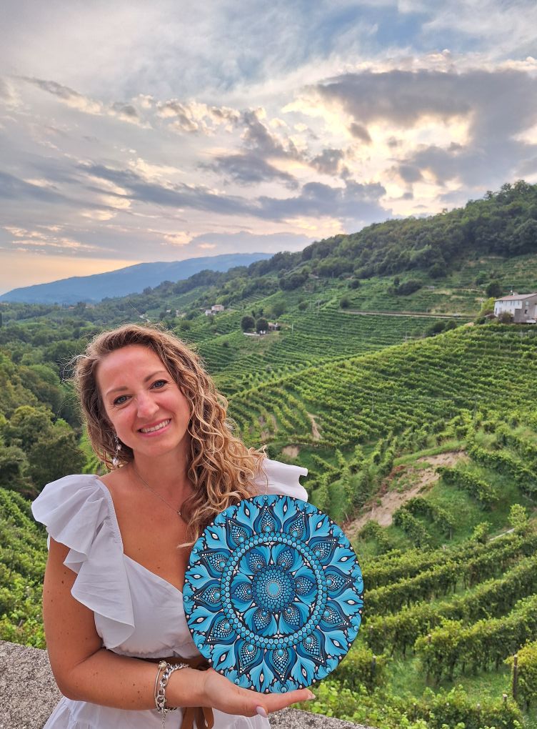 Hand-painted mandalas